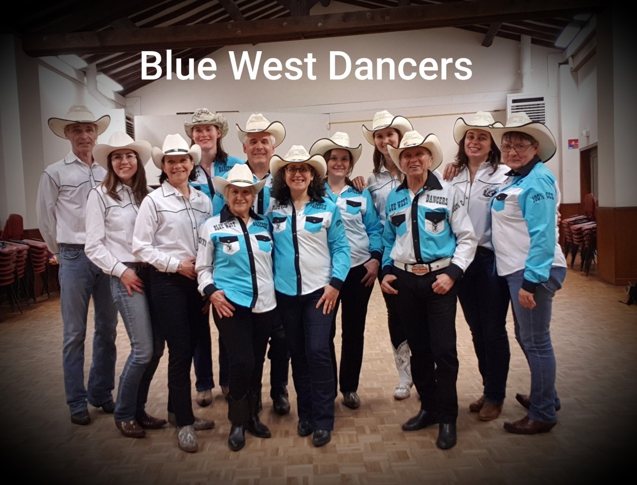 Blue west dancers team